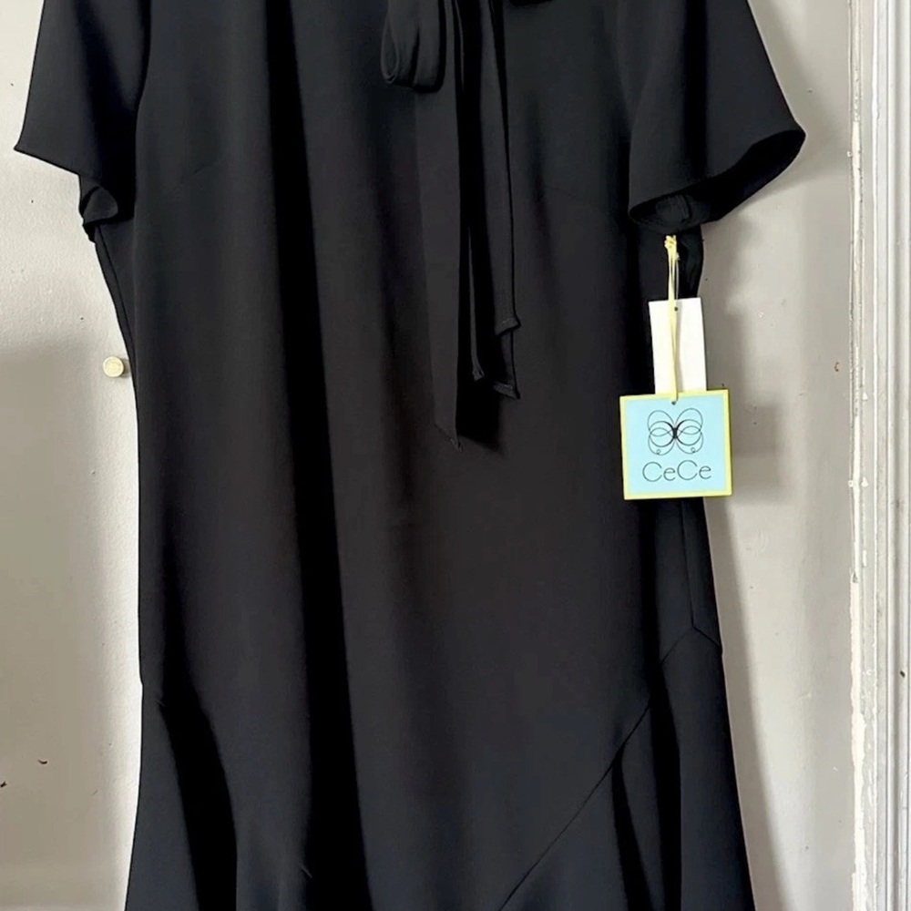 CeCe Black Midi Dress - Picture 11 of 12